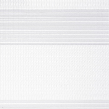 Ткань для рулонных штор «День-ночь» коллекция «Соло» Белый 285 см (На отрез)