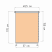 Рулонная штора «Мини» Пастель/Песок (37 х 170)
