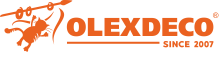 Логотип компании Olexdeco - Магазин карнизов и аксессуаров для штор