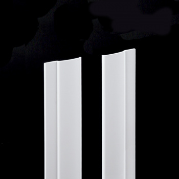 Направляющая плоская алюминиевая UNI 1 L=4 м Белая (Алюминий)