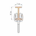 Профиль «Ай» (Упак. L= 6 м Белый)