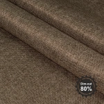 Ткань рогожка для штор коллекция «Монро» Dim-out Коричневый