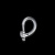 фото кольцо римское разъемное 14 мм прозрачное в интернет-магазине Олексдеко