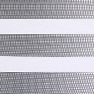 Ткань для рулонных штор «День-ночь» коллекция «Мегаполис» Серый