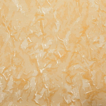 Рулонная штора «Moncada» ø38 фурнитура Белая. Ткань коллекции «Шелк» Песок