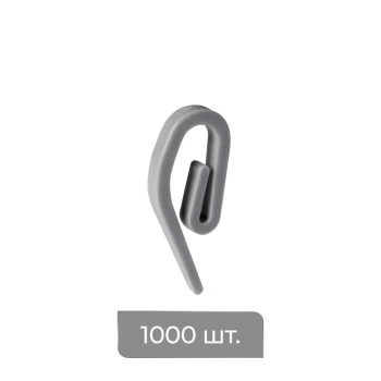 Крючок французский усиленный «Кипр» (упак. 1000 шт Серый)