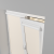 Рулонная штора «UNI 1» фурнитура Белая. Ткань коллекции «Санторини» Бежевый