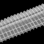 Лента шторная карандашная складка mini Oz-is Premium 4441 MP 1:2 (Прозрачный 1 бобина 50 пог.м)