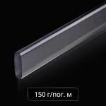 Отвес ПВХ 20х6 мм (L= 5,8 м Прозрачный)