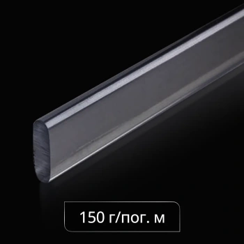 Отвес ПВХ 20х6 мм (L= 5,8 м Прозрачный)