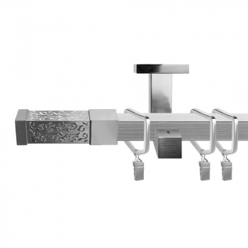 изображение однорядный потолочный карниз для штор «трезано» на olexdeco.ru