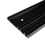 Профиль трехрядный «Верона» (На отрез с отв. L=6 м Черный)