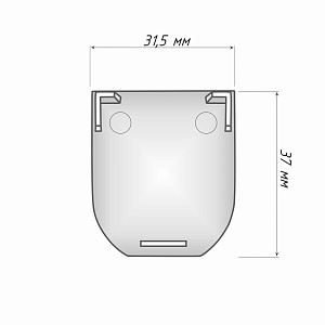 Заглушка торцевая «Мадрид» упак. 200 шт
