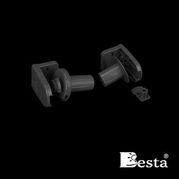 Комплект механизма для рулонной шторы «MGS» Besta Темно-серый (Пластик)