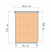 Рулонная штора «Мини» Квадро/Бисквит (81 х 170)