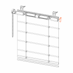 Заглушка торцевая для профиля «Милан» (Белый)