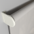 Рулонная штора «Moncada» ø38 фурнитура Белая. Ткань коллекции «Плэин» Светло-серый