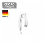 Крючок двойной «Женева» ø3,3 мм (упак. 100 шт Белый)