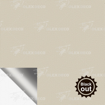 Ткань для рулонных штор коллекция «Плэин» Silver Blackout Айвори 250 см
