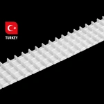 Лента шторная карандашная складка Oz-is Premium 3960 P 1:2  (Белый)