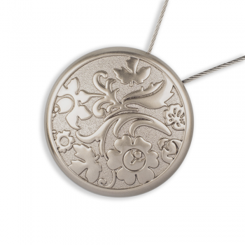 изображение клипса магнитная «ривьера» ø7 см для тяжелого веса штор с тросом 30 см на olexdeco.ru