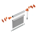 Подъемный мех. «Oldem» ø45 мм 1:2,5 с кр-нами для рул. шторы (Белый)