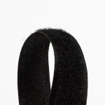 Лента «Липучка-петля» 20 мм (на отрез Черный)