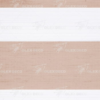 Ткань для рулонных штор «День-ночь» коллекция «Соло» Лен 300 см