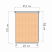 Рулонная штора «Мини» Квадро/Слива (48 х 170)