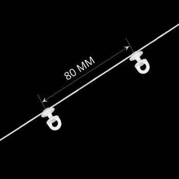 изображение бегунок на шнуре поворотный «jn rondo» ø11мм h=17мм шаг 80мм на olexdeco.ru