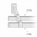 Двухрядный стеновой карниз для штор «Лайн» шлифованный никель (13х31 200)