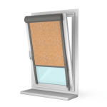 Рулонная штора «UNI 2» фурнитура Темно-серая. Ткань коллекции «Шелк» Капучино Рулонная штора «UNI 2» фурнитура Темно-серая. Ткань коллекции «Шелк» Капучино