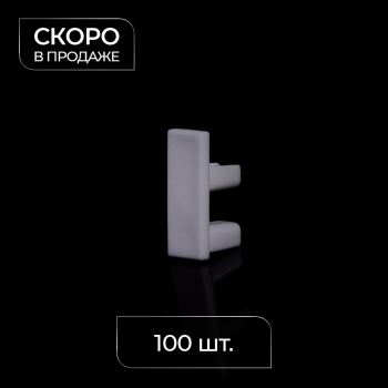 изображение заглушка для профиля «слим» упак. 100 шт. на olexdeco.ru