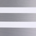 Рулонная штора «Мини День-Ночь» индивидуальный размер ткань «Мегаполис» Серый