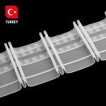 Лента шторная групповая складка Oz-is Premium 4361 MP 1:2 (Прозрачный 1 бобина 50 пог.м)