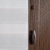 Рулонная штора «Мини День-Ночь» фурнитура Коричневая. Ткань коллекции «Саванна» Жемчуг