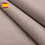 Ткань для штор коллекция «Валенсия» Блэкаут (Blackout) Серо-бежевый