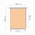 Рулонная штора «Мини» Пастель/Персик (73 х 170)