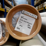 Ткань для рул. штор кол. «Плэин» Сильвер BO Серый (200 см рулон)