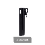 Крючок для штор регулируемый пришивной 75 мм Черный короб 2500 шт (Полиацеталь (POM))