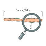 Шнур-утяжелитель 70 г (Бобина 50 п.м.)