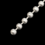 Цепь упр. металич. 4,5х6,0 мм Хром матовый (Бобина 100 п.м.)