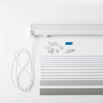 Карниз для римских штор день-ночь «Марсала» Белый (100 см)