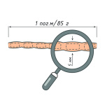 Шнур-утяжелитель 85 г (Бобина 50 п.м.)