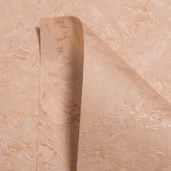 Рулонная штора «Toledo» ø28 фурнитура Хром. Ткань коллекции «Шелк» Мокка