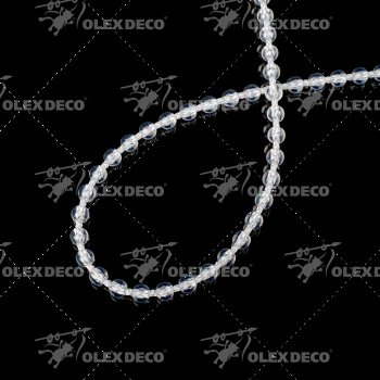 изображение цепь управления пластиковая 4,5х6,0 мм прозрачная на olexdeco.ru