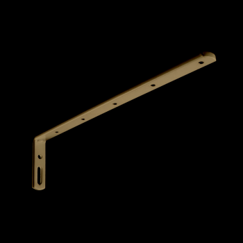 Кронштейн стеновой 250х60 мм (Латунь)