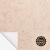 Рулонная штора «MGS» фурнитура Коричневая. Ткань коллекции «Шелк Blackout» Кремовый