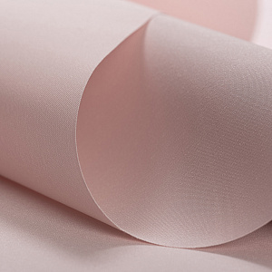 Рулонная штора «Мини» фурнитура Белая. Ткань коллекции «Плэин» Розовый