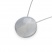 Магнит для штор «Агат» ø4,5 см для легкого и среднего веса штор с металлическим тросом 30 см (Серо-белый)